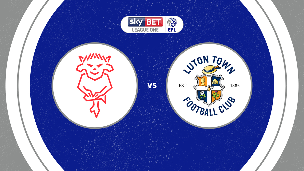 Lincoln City vs Luton Town poster Lincoln City vs Luton Town poster