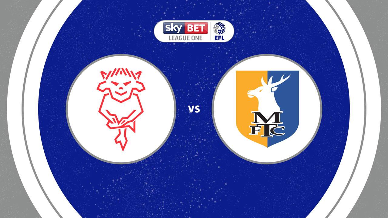 Lincoln City vs Mansfield Town poster Lincoln City vs Mansfield Town poster