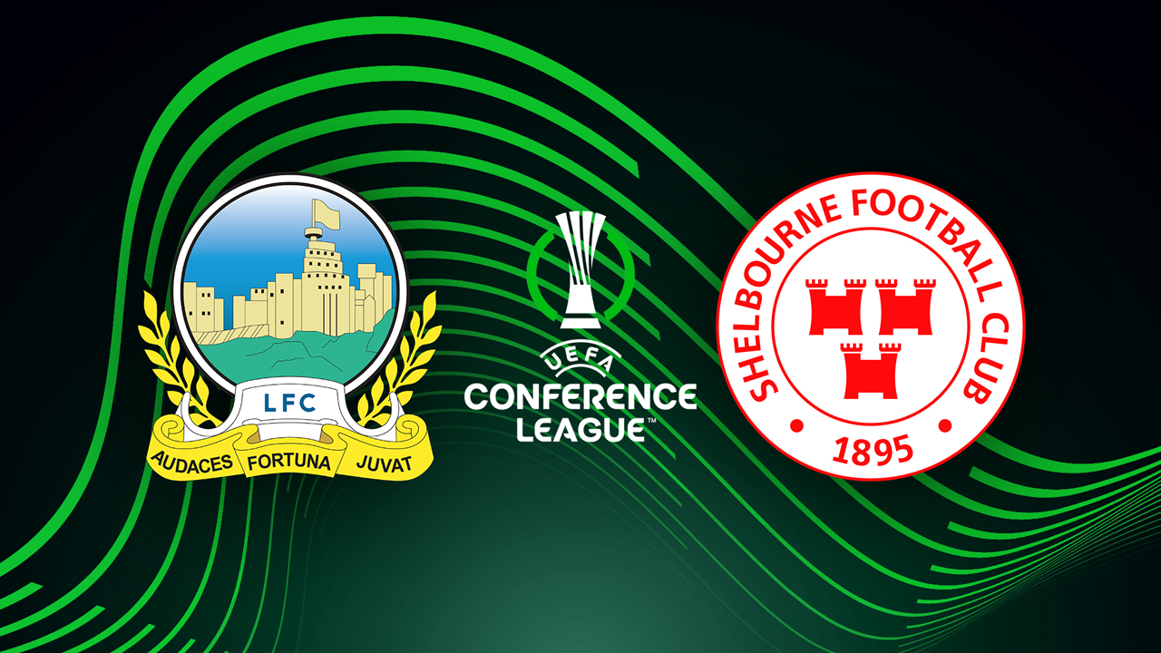 Linfield vs Shelbourne poster Linfield vs Shelbourne poster
