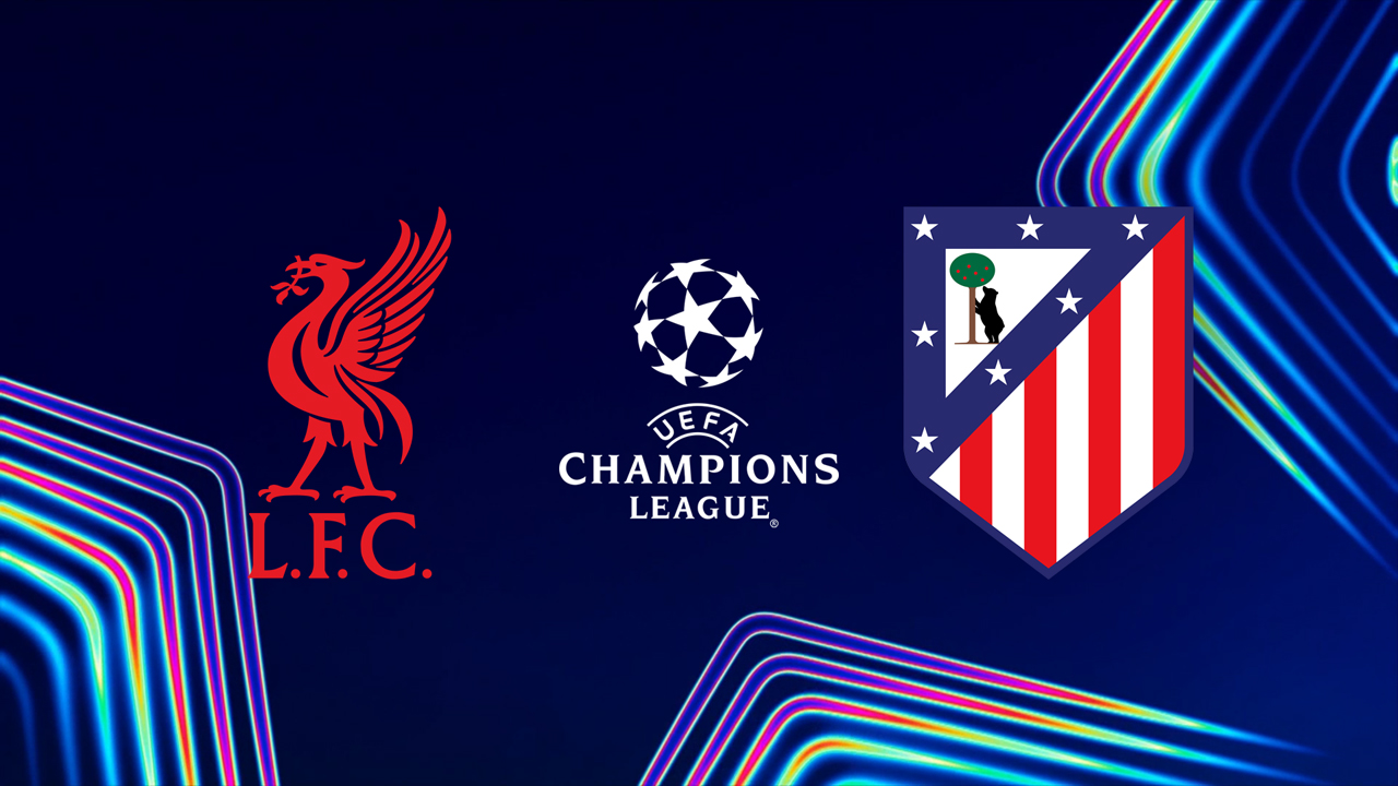 Liverpool vs Atlético Madrid poster Liverpool vs Atlético Madrid poster