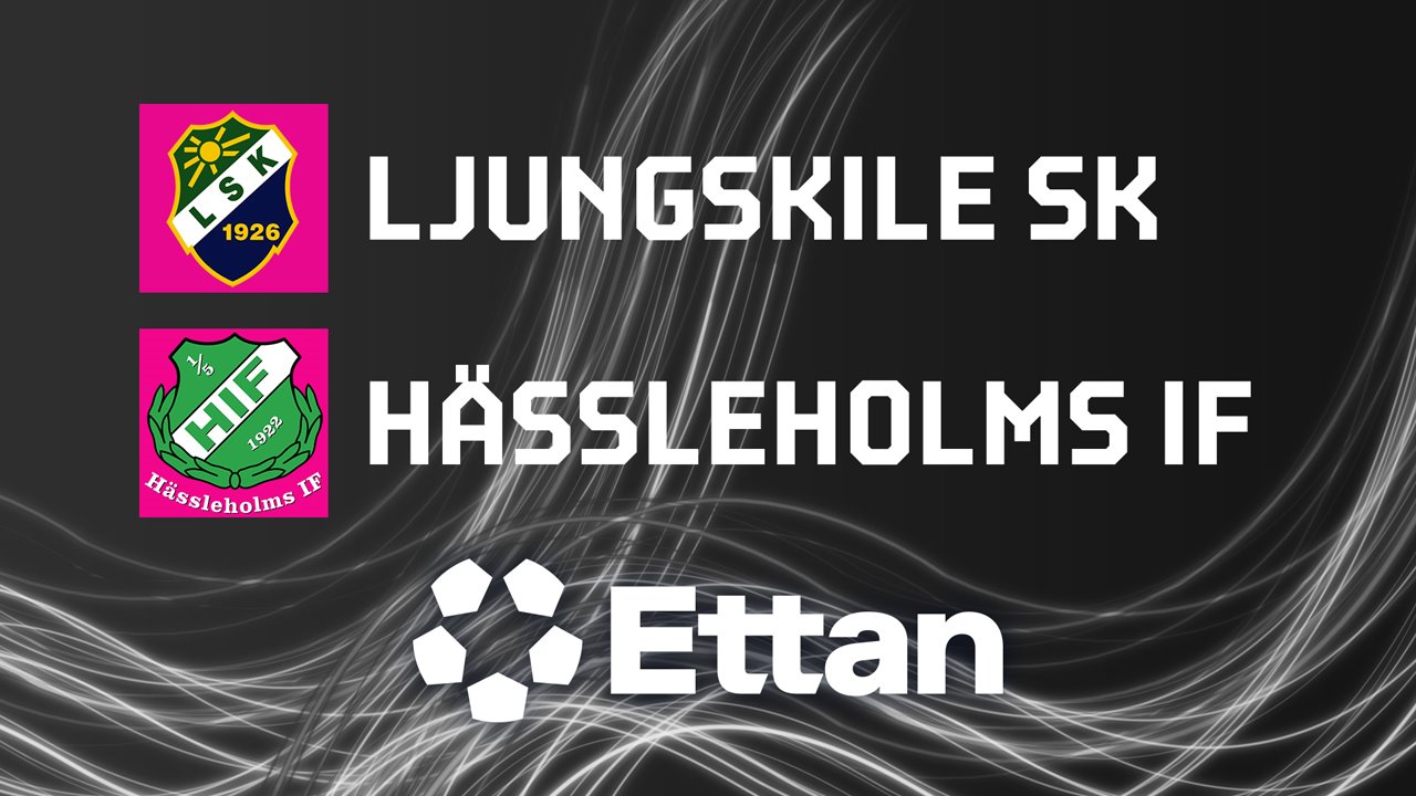 Ljungskile vs Hässleholms IF poster Ljungskile vs Hässleholms IF poster