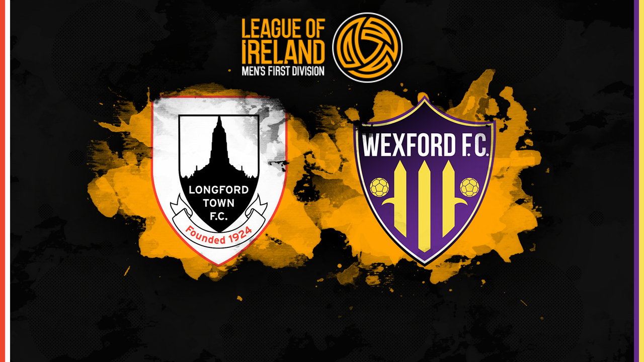 Longford Town vs Wexford poster Longford Town vs Wexford poster