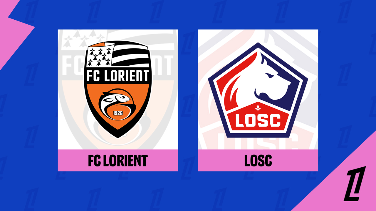 Lorient vs Lille poster Lorient vs Lille poster