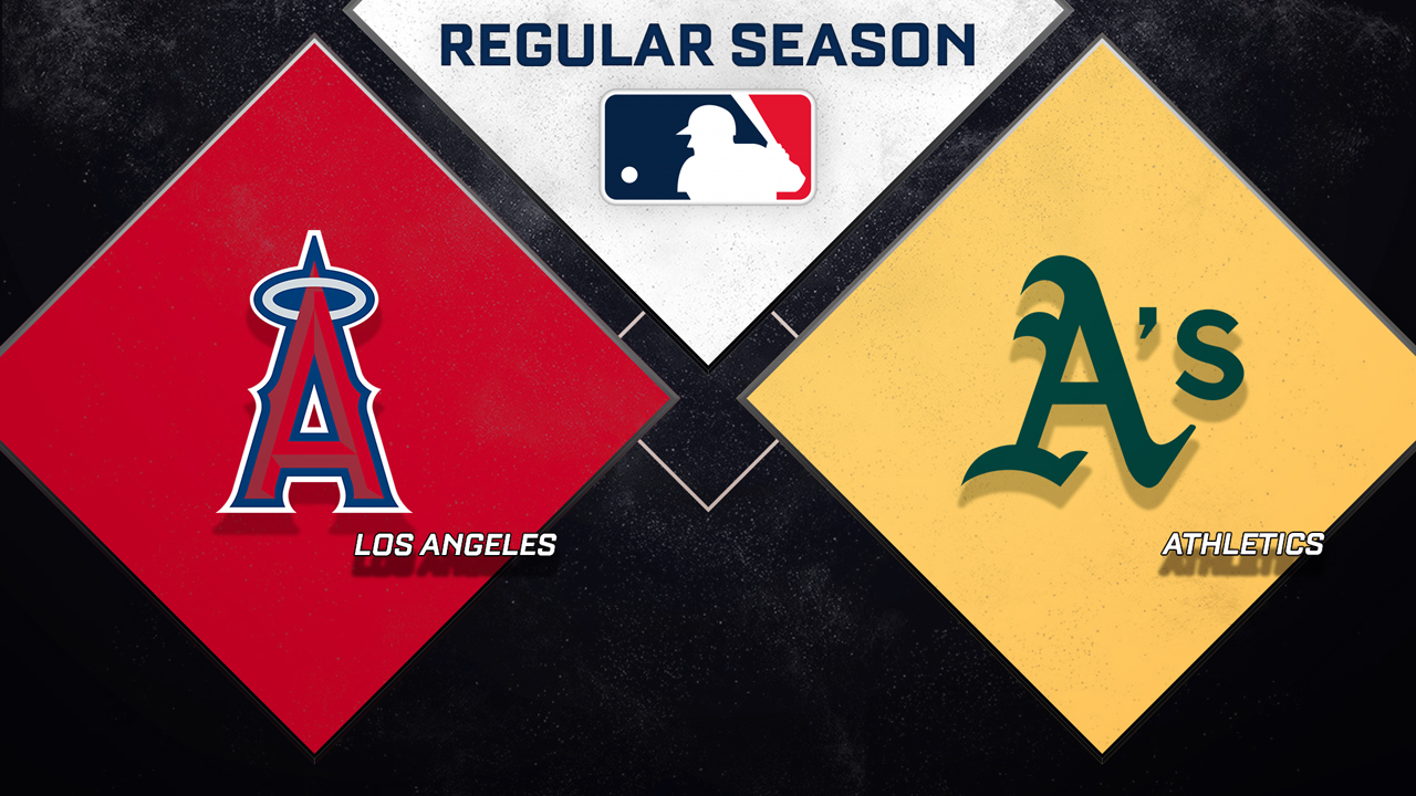 Los Angeles Angels vs Athletics poster Los Angeles Angels vs Athletics poster