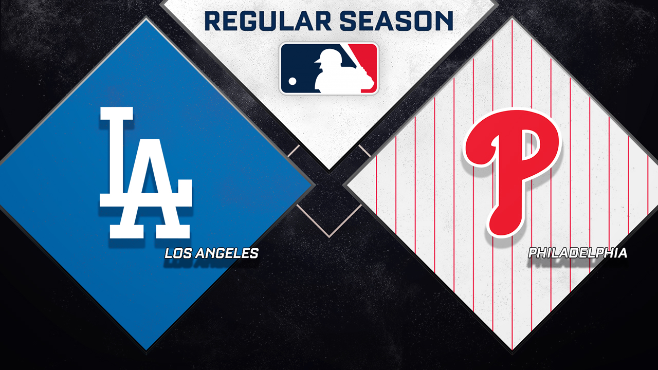 Los Angeles Dodgers vs Philadelphia Phillies poster Los Angeles Dodgers vs Philadelphia Phillies poster