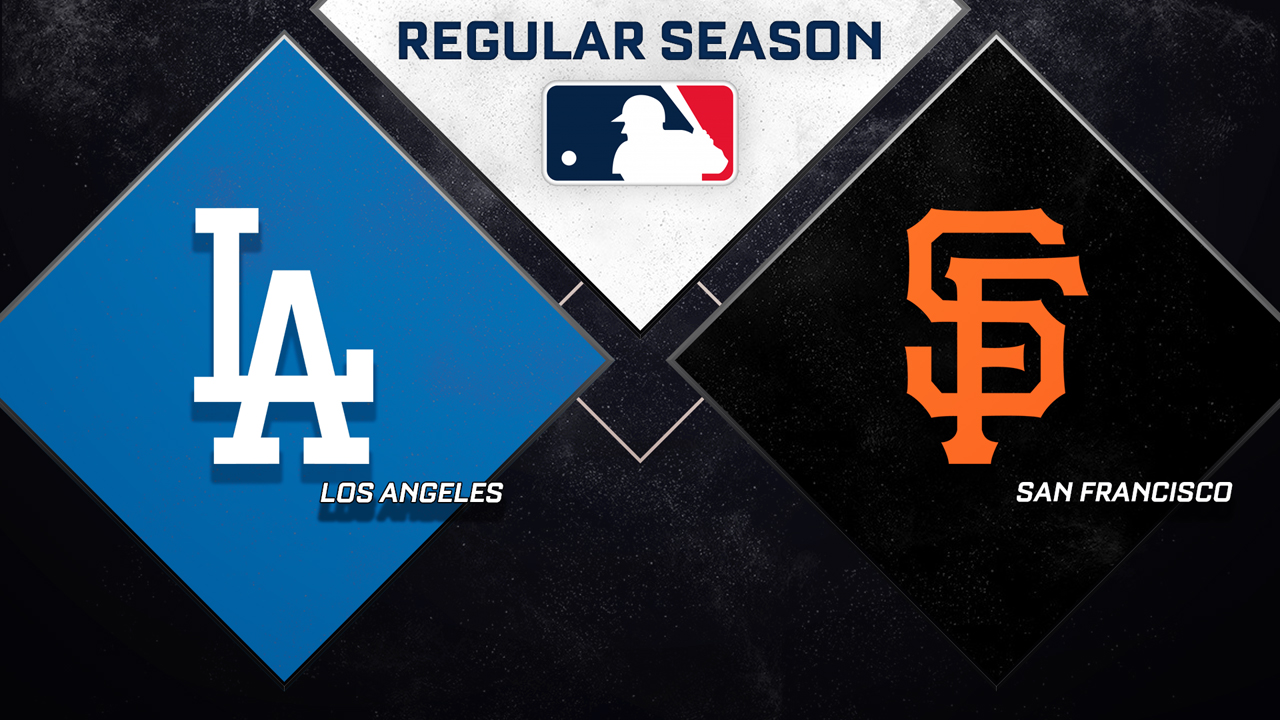 Los Angeles Dodgers vs San Francisco Giants poster Los Angeles Dodgers vs San Francisco Giants poster