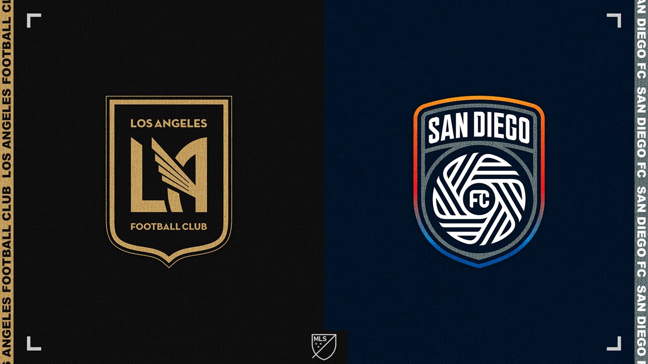 Los Angeles FC vs San Diego FC poster Los Angeles FC vs San Diego FC poster