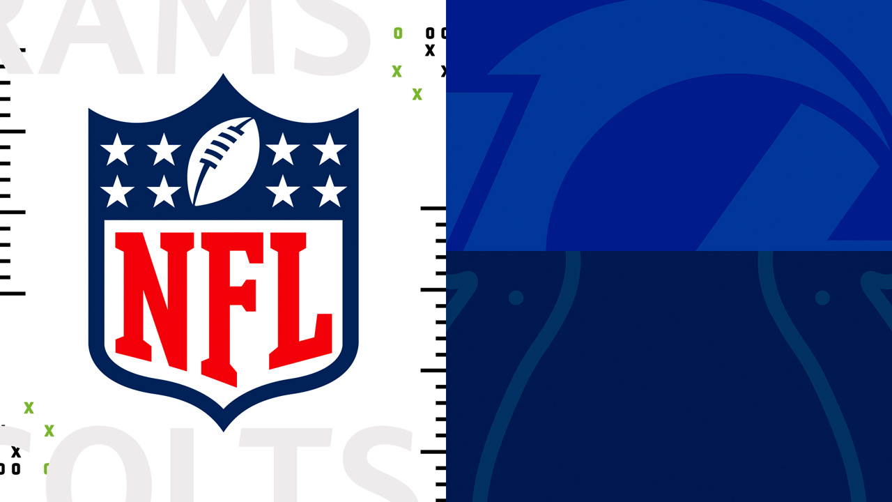 Los Angeles Rams vs Indianapolis Colts poster Los Angeles Rams vs Indianapolis Colts poster