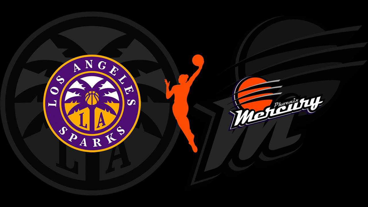 Los Angeles Sparks vs Phoenix Mercury poster Los Angeles Sparks vs Phoenix Mercury poster