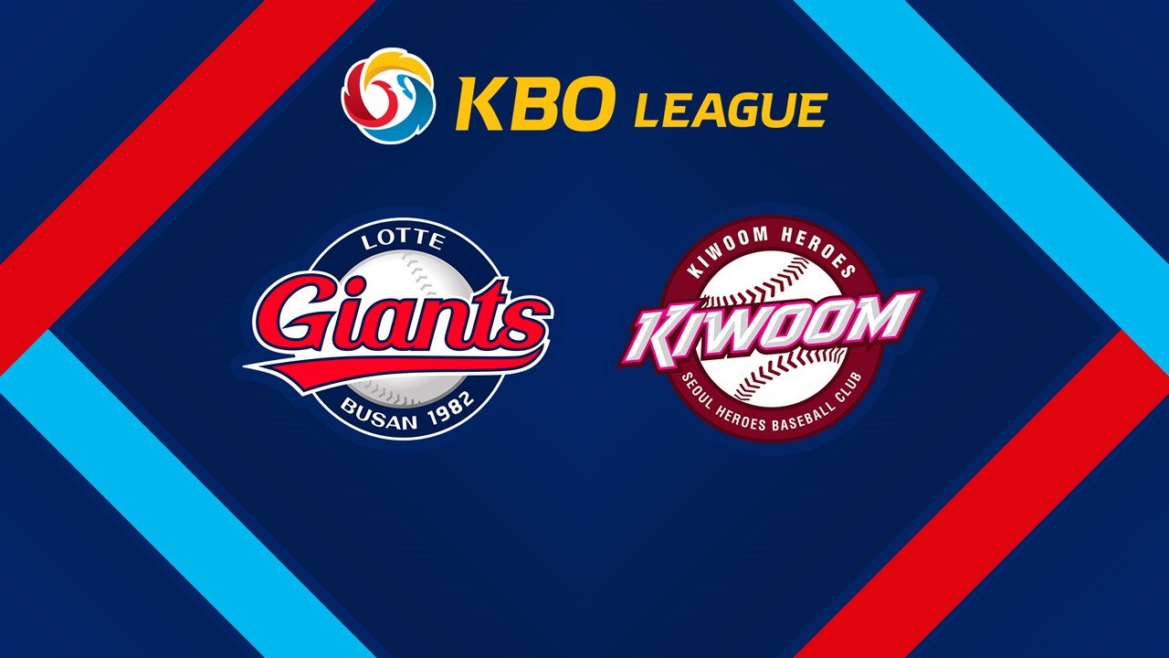 Lotte Giants vs Kiwoom Heroes poster Lotte Giants vs Kiwoom Heroes poster