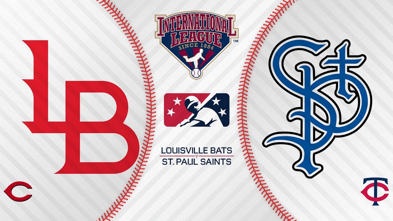Louisville Bats vs St. Paul Saints poster Louisville Bats vs St. Paul Saints poster