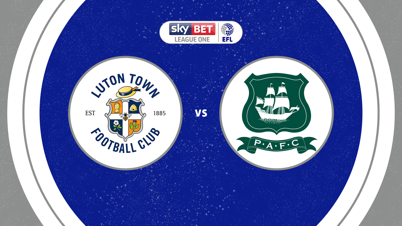 Luton Town vs Plymouth Argyle poster Luton Town vs Plymouth Argyle poster