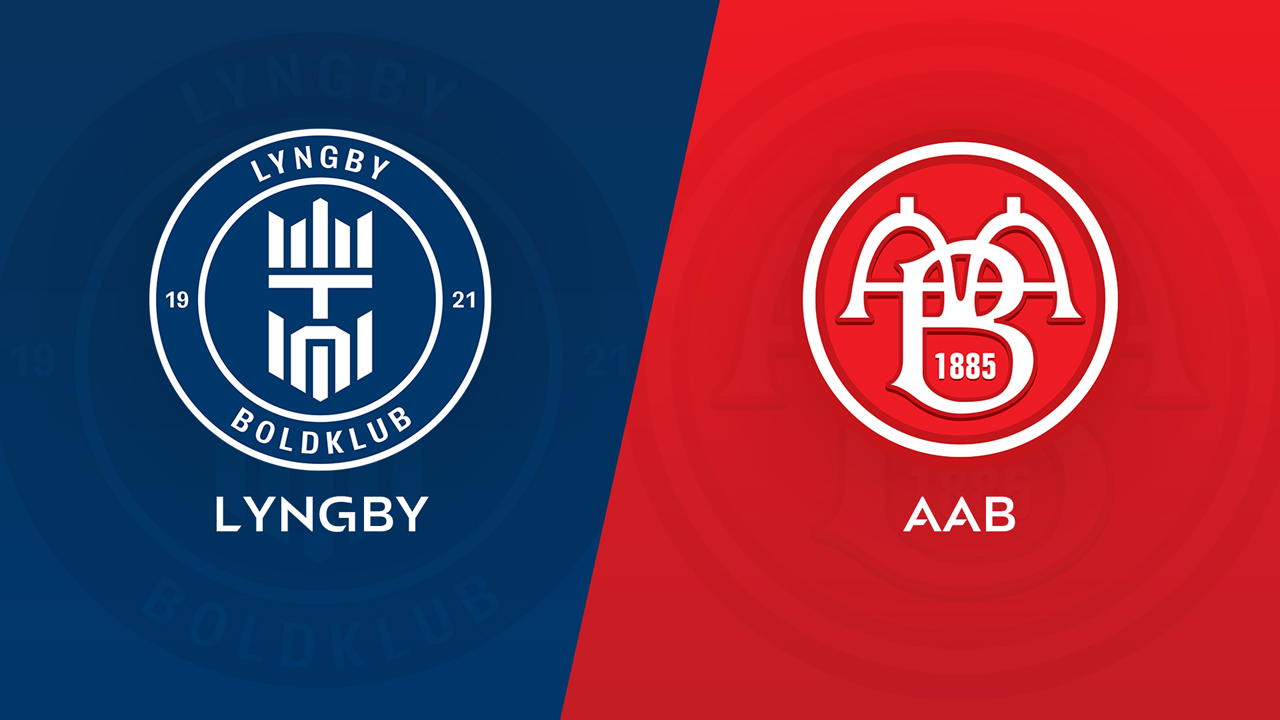 Lyngby vs AaB poster Lyngby vs AaB poster