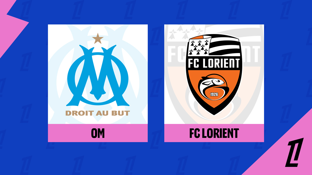 Marseille vs Lorient poster Marseille vs Lorient poster