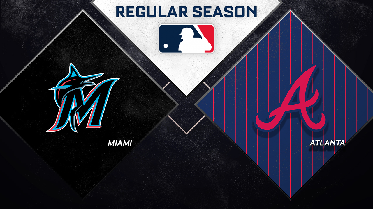 Miami Marlins vs Atlanta Braves poster Miami Marlins vs Atlanta Braves poster