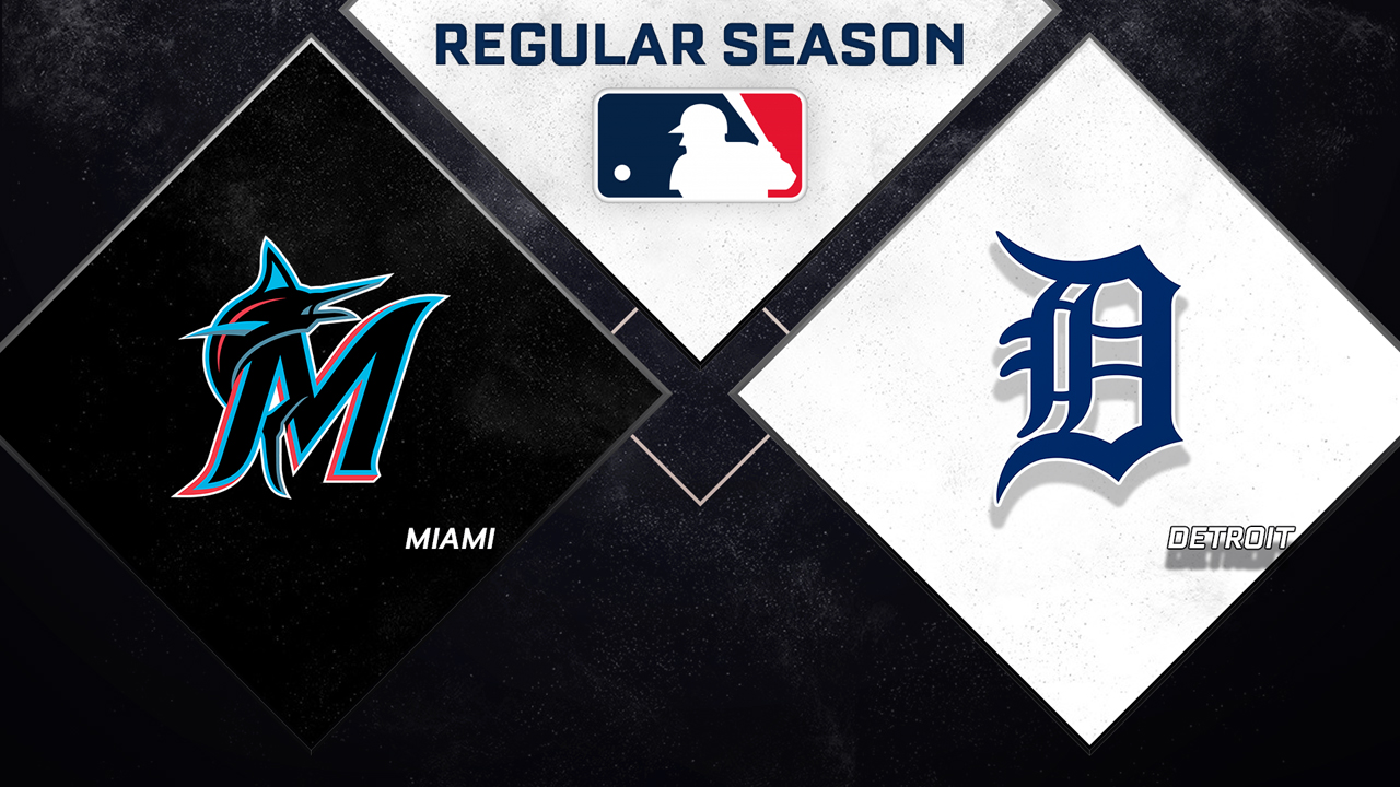 Miami Marlins vs Detroit Tigers poster Miami Marlins vs Detroit Tigers poster