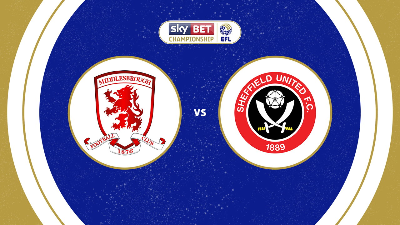 Middlesbrough vs Sheffield United poster