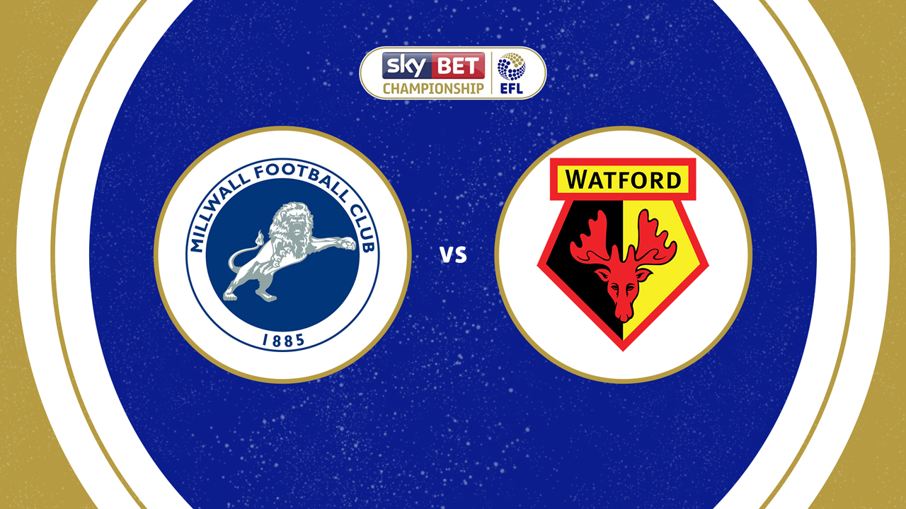 Millwall vs Watford poster Millwall vs Watford poster