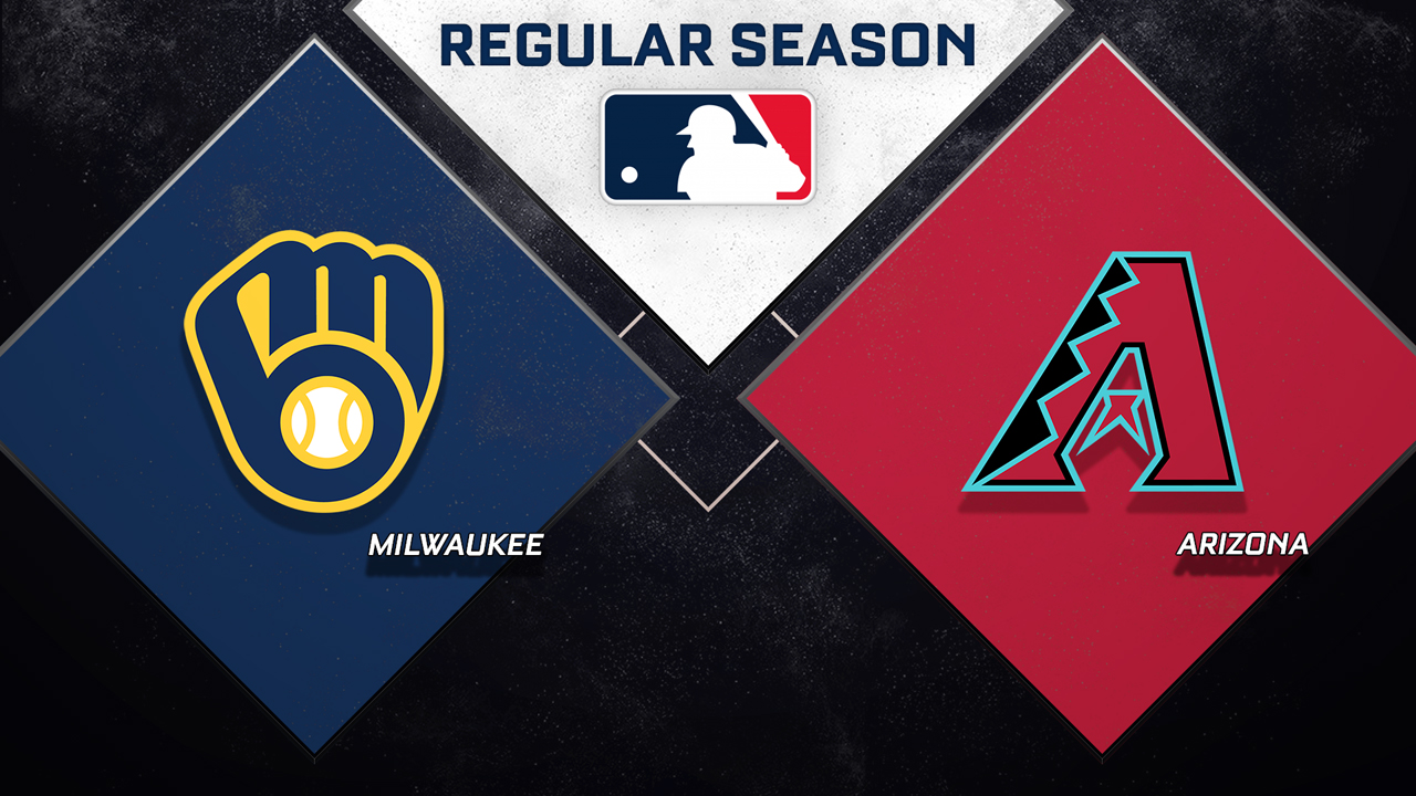 Milwaukee Brewers vs Arizona Diamondbacks poster Milwaukee Brewers vs Arizona Diamondbacks poster