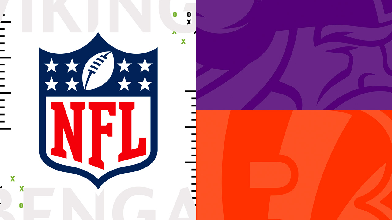 Minnesota Vikings vs Cincinnati Bengals poster Minnesota Vikings vs Cincinnati Bengals poster