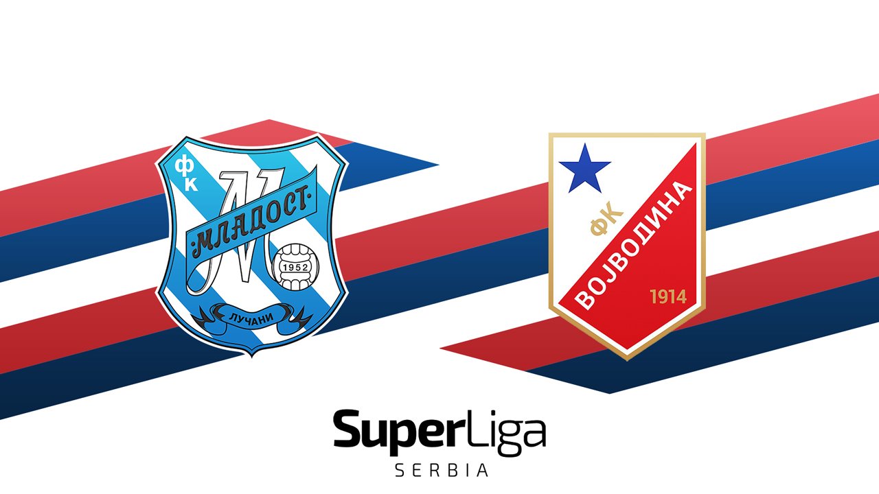 Mladost Lučani vs Vojvodina poster Mladost Lučani vs Vojvodina poster