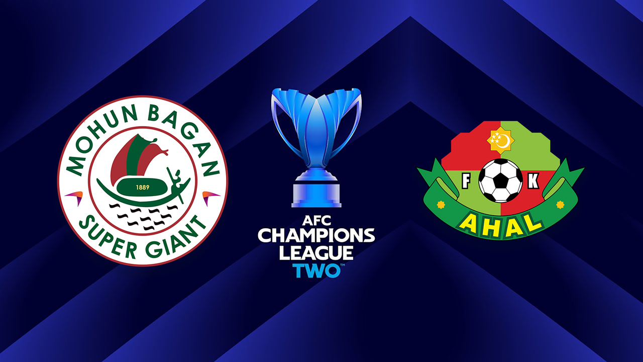 Mohun Bagan Super Giant vs Ahal poster Mohun Bagan Super Giant vs Ahal poster