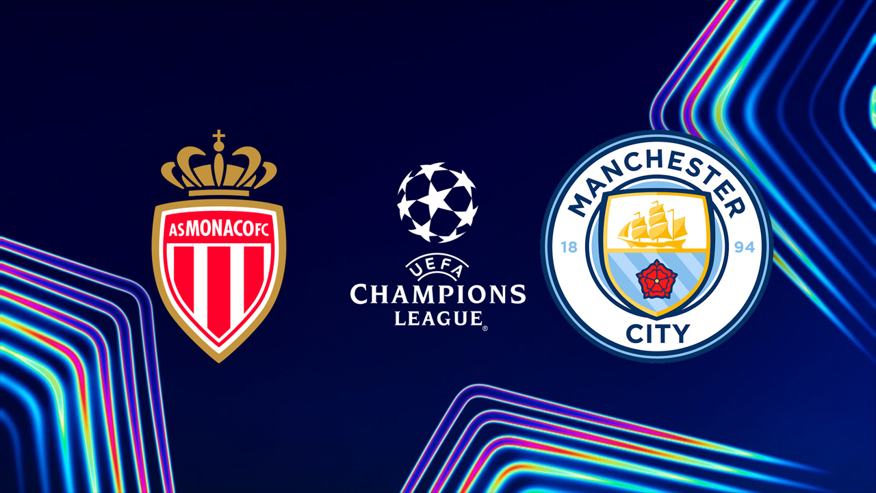 Monaco vs Manchester City poster Monaco vs Manchester City poster