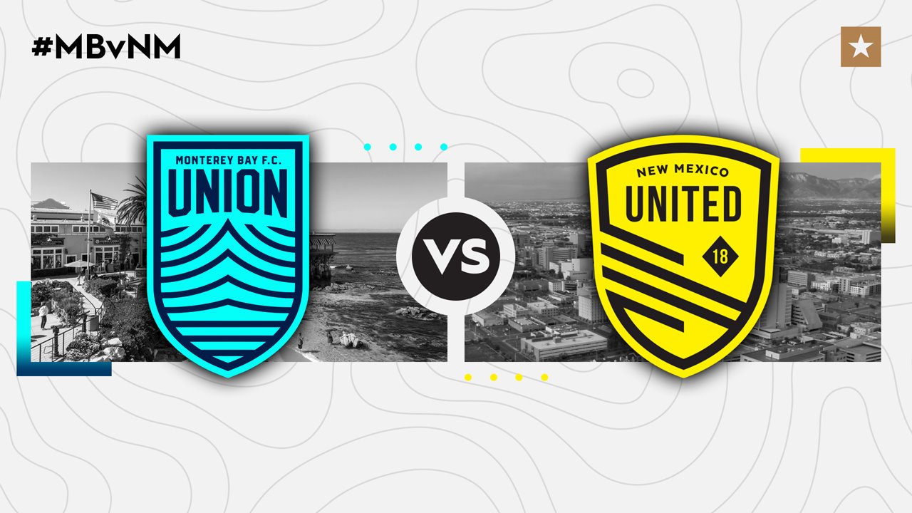 Monterey Bay FC vs New Mexico United poster Monterey Bay FC vs New Mexico United poster