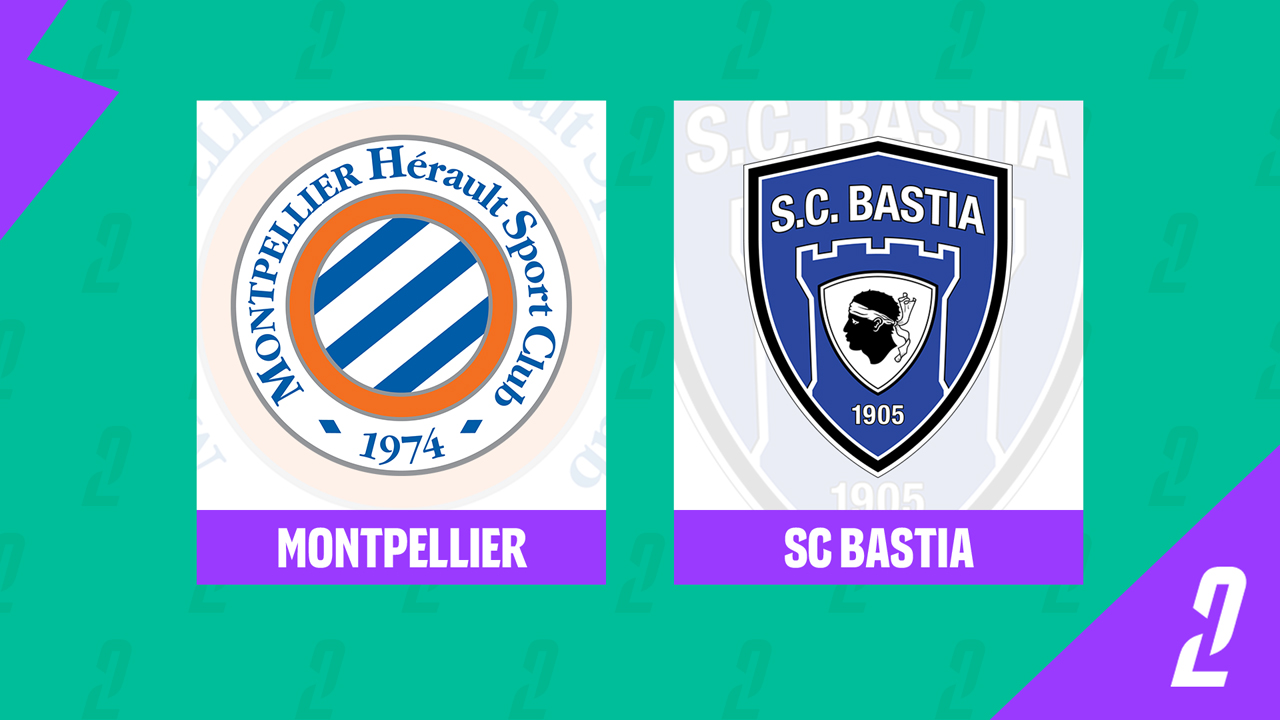 Montpellier vs Bastia poster Montpellier vs Bastia poster