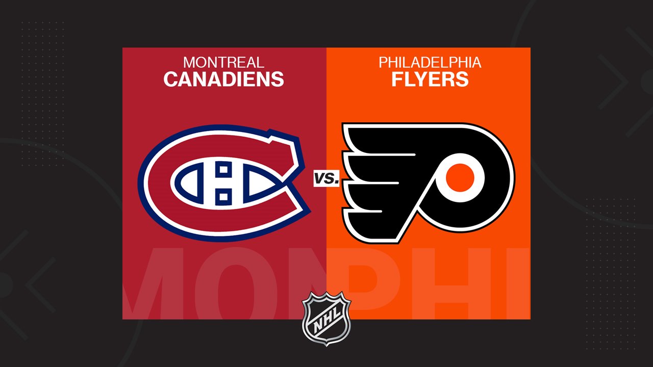 Montreal Canadiens vs Philadelphia Flyers poster Montreal Canadiens vs Philadelphia Flyers poster