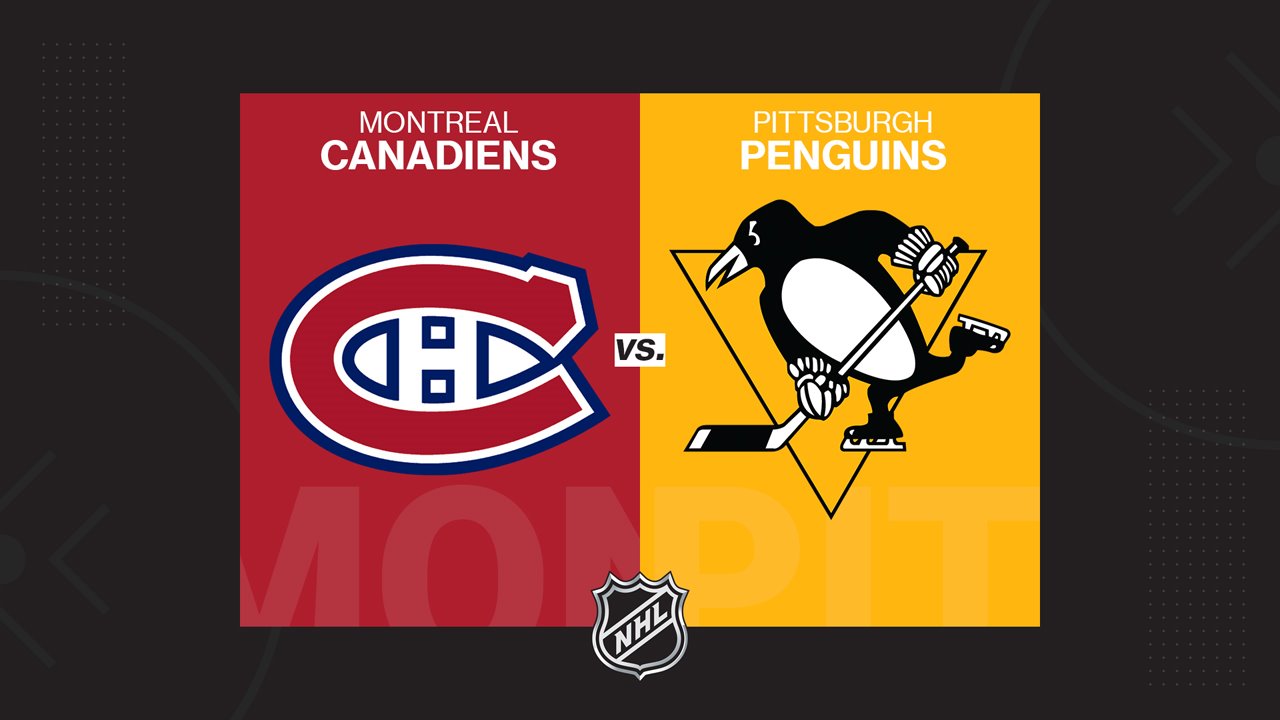 Montreal Canadiens vs Pittsburgh Penguins poster Montreal Canadiens vs Pittsburgh Penguins poster