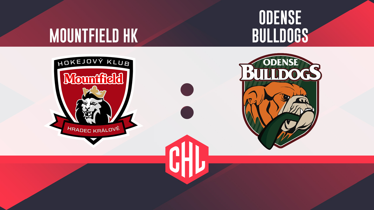 Mountfield HK vs Odense Bulldogs poster Mountfield HK vs Odense Bulldogs poster