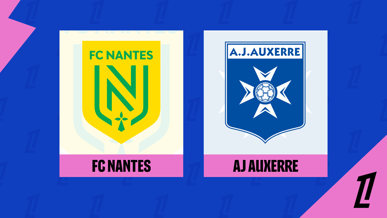 Nantes vs Auxerre poster Nantes vs Auxerre poster
