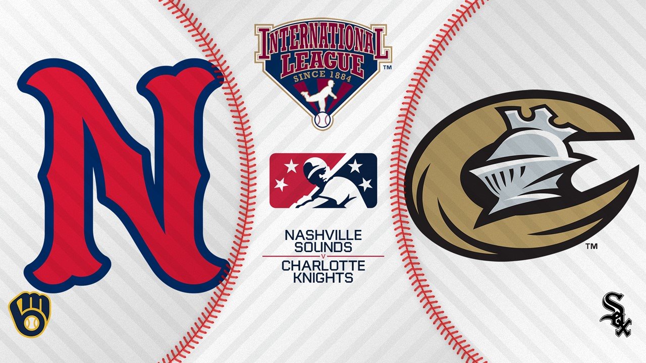 Nashville Sounds vs Charlotte Knights poster Nashville Sounds vs Charlotte Knights poster