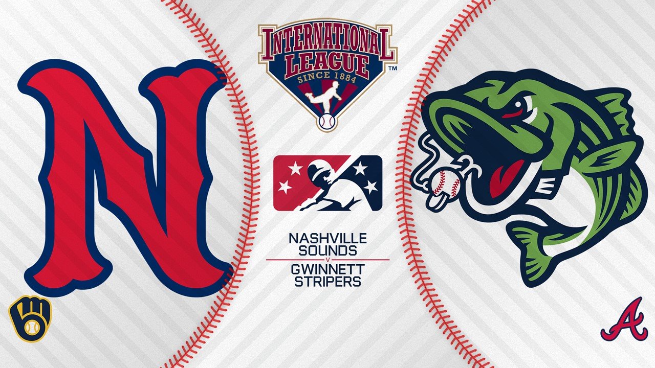 Nashville Sounds vs Gwinnett Stripers poster Nashville Sounds vs Gwinnett Stripers poster