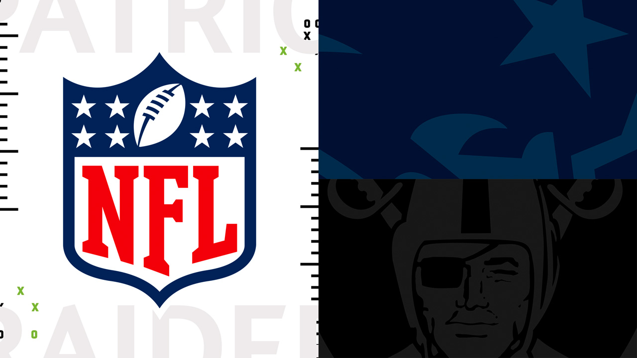 New England Patriots vs Las Vegas Raiders poster New England Patriots vs Las Vegas Raiders poster