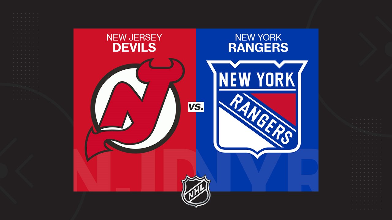 New Jersey Devils vs New York Rangers poster New Jersey Devils vs New York Rangers poster
