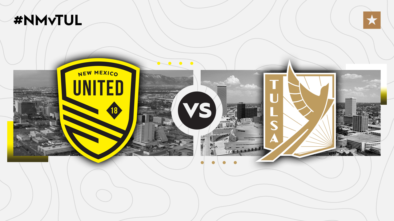 New Mexico United vs FC Tulsa poster New Mexico United vs FC Tulsa poster
