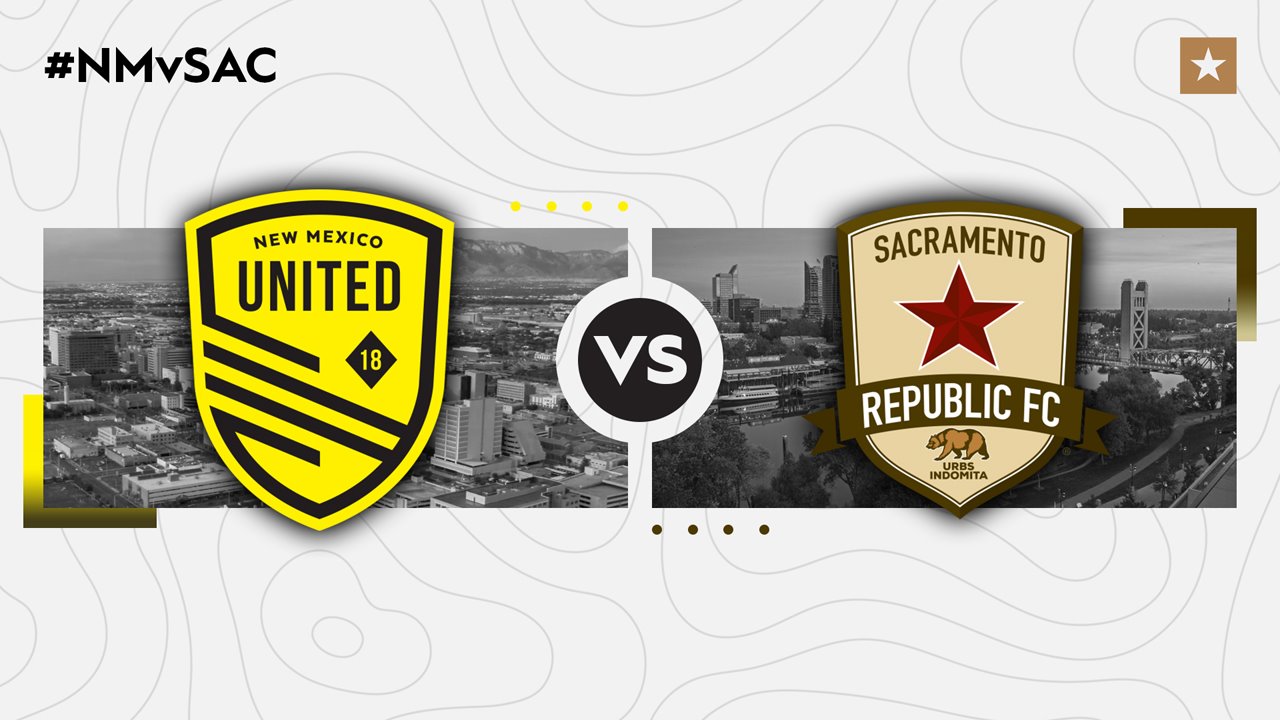 New Mexico United vs Sacramento Republic poster New Mexico United vs Sacramento Republic poster