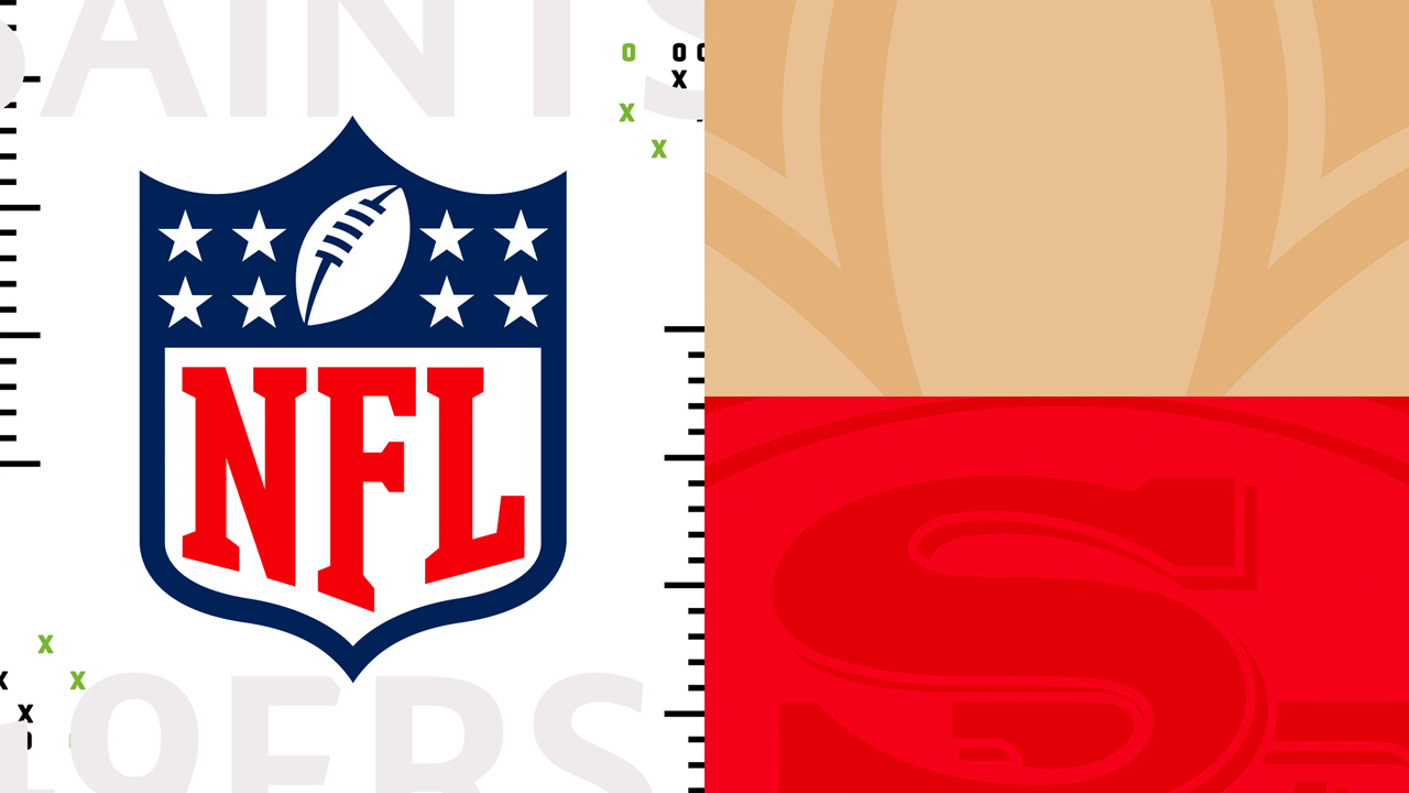 New Orleans Saints vs San Francisco 49ers poster New Orleans Saints vs San Francisco 49ers poster