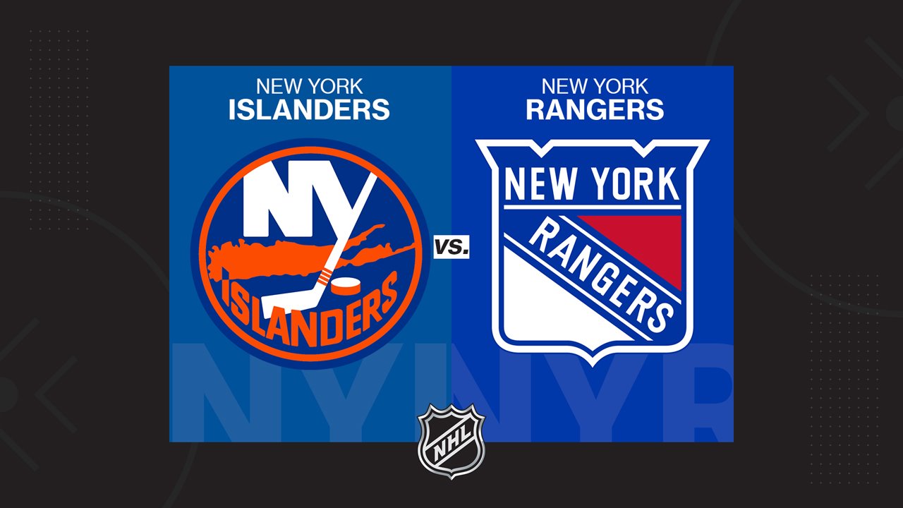 New York Islanders vs New York Rangers poster New York Islanders vs New York Rangers poster
