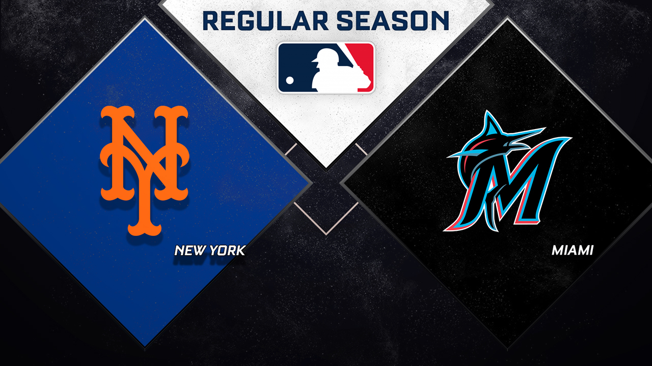 New York Mets vs Miami Marlins poster New York Mets vs Miami Marlins poster