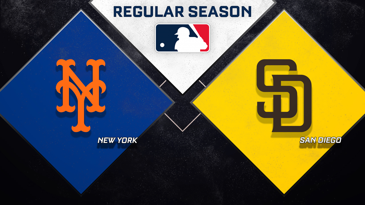 New York Mets vs San Diego Padres poster New York Mets vs San Diego Padres poster