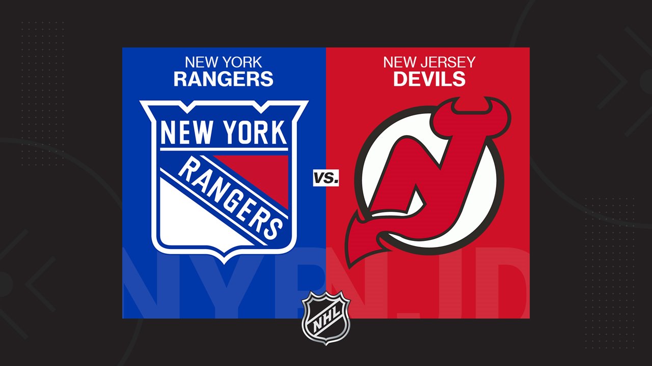 New York Rangers vs New Jersey Devils poster New York Rangers vs New Jersey Devils poster