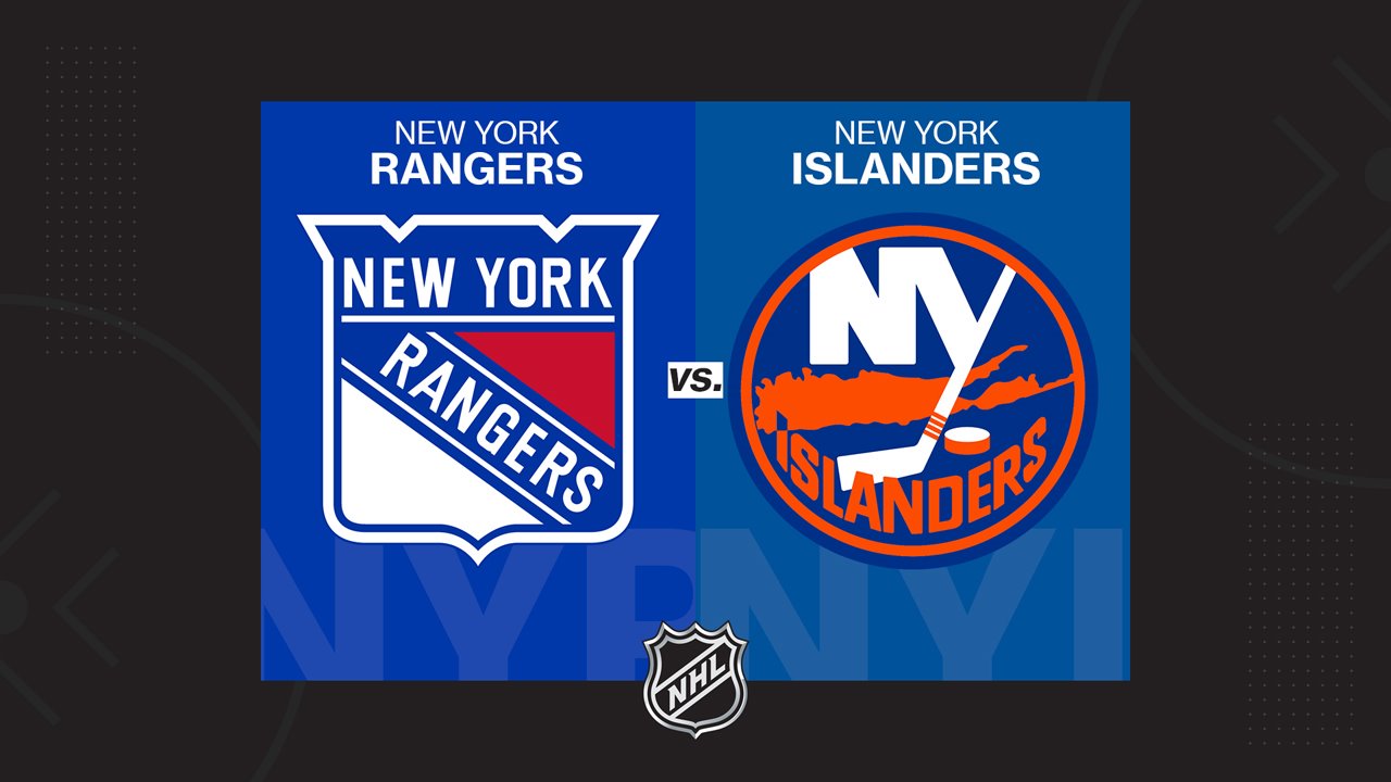 New York Rangers vs New York Islanders poster New York Rangers vs New York Islanders poster