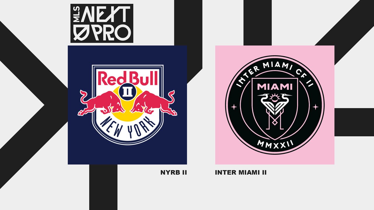 New York Red Bulls II vs Inter Miami II poster New York Red Bulls II vs Inter Miami II poster