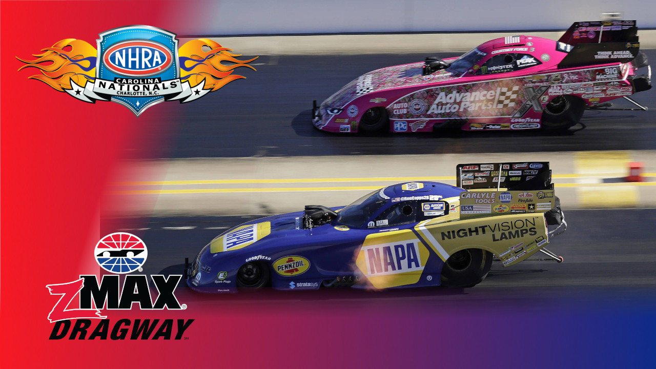 NHRA 4-Wide Carolina Nationals poster