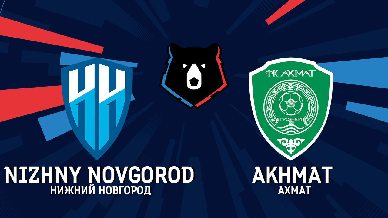 Nizhny Novgorod vs Akhmat Grozny poster Nizhny Novgorod vs Akhmat Grozny poster