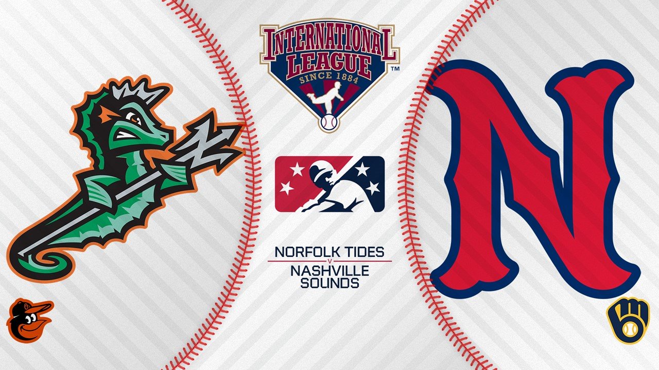 Norfolk Tides vs Nashville Sounds poster Norfolk Tides vs Nashville Sounds poster