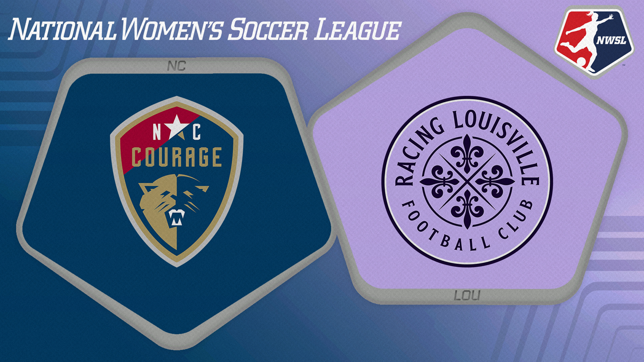 North Carolina Courage vs Racing Louisville poster North Carolina Courage vs Racing Louisville poster